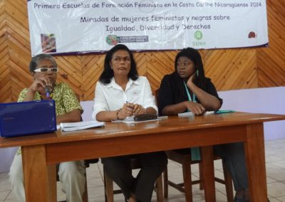 Escuela de Formacion Feminista En la Costa Caribe 2014